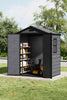 Lockable Garden Storage Sheds 2 Doors Lawnmower Pent Shed Outdoor Tools House