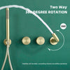 Brass Bathroom Bathtub Mixer Taps Bath Filler Spout Handheld Shower Faucet Set