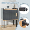 Modern Bedroom Cabinet End Table Compact Floor Side Table Bedside Nightstand