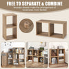 2PCS Cube Storage Organizer Stackable Open Bookcase Vinyl Record Storage Holder