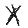 Industrial Steel X Shape Table Legs Desk Coffee Dining Bar X Cross Frame Legs UK