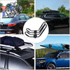 4PC Adjustable J Bars Car Roof Rack Kayak Canoe Carrier Universal H-Duty & Strap