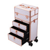 Rolling 5 in 1 Makeup Trolley Beauty Trolley Case w/Drawers Hairdressing Case