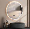 Illuminated Bathroom Mirror 60cm 3 LED Lights Dimmable Demister Lightup Anti-fog