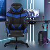 Massage Gaming Chair Leather Racing Office Executive Recliner with Leg Rest Smhn