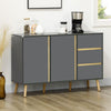 Cabinet Cupboard Sideboard Shelving Storage Drawer Unit Kitchen Living Room Grey
