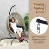 Heavy Duty Metal Hammock Stand with 360° Rotation (Black Stand Only)