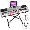 Mustar ♬61 Full Size Lighted Up Keys Smart Digital Electronic Keyboards Gifts