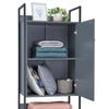 Industrial Open Wardrobe Clothes Shelving Unit Rack Garment Stand