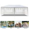 10'X20' Outdoor Party Tent Canopy Patio Wedding Gazebo w/ 4 Removable Sidewalls