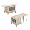 Folding Portable Camping Picnic Table Storage Box Container Car Trunk Crate