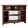 Corner TV Stand for TV up to 48" Entertainment Console Center Adjustable Shelf