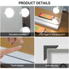 18 LED Bulb Hollywood Makeup Mirror Large 80x60cm Vanity Light Mirror Charging