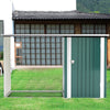Outdoor Garden Shed Galvanised Steel Wood Firewood Log Storage Rack Tool Cabin