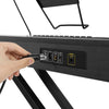 Portable Digital Piano 88 Semi-Weighted Keys Keyboard Pedal Stand LCD Mustar