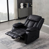 ELECTRIC RECLINER ARMCHAIR 8 POINT HEATED LEATHER MASSAGE RECLINER CHAIR SOFA
