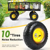 Steel Trolley Garden Detachable Cart Wagon Beach Camping Truck Off-Road Carts UK