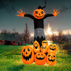 9FT 8FT Pumpkin Ghost Inflatable Halloween Decoration w/ LED Lights Accessories