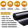 Penny Coin Rubber Flooring Matting for Garage, Van Car Industrial Roll Mat