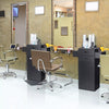 Beauty Salon Storage Cabinet Locking Beauty Styling Equipment Station 2 Drawers