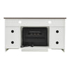 Electric Fireplace With TV Stand Unit Cabinet Fire Logs Heater Flame Living Room