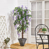Artificial Potted Plant Tree Colourful Flower Blossom Realistic In/Outdoor Decor