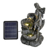 Fairy Waterfall LED Water Fountain Garden Water Feature Statue Lights Out&Indoor