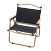 Black Folding Camping Chair Steel Frame Lightweight Portable Outdoor Picnic BBQ