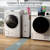 Movable Bathroom Storage Cabinet Narrow Toilet Paper Holder Side Cabinet White