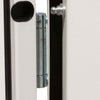 Aluminium Front Door White 110x207.5 cm