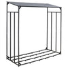 Extra Large Outdoor Wooden Log Store Metal Garden Shed Firewood Stacking Storage
