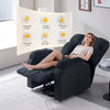 Electric Riser Recliner Armchair Heated Vibration Massage Sofa Arm Chair 2 Style