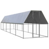 LAPOOH Chicken Cage 2x10x2 m Galvanised Steel,Poultry Cage,Chicken Cage, W1U8