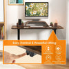 Electric Height Adjustable Standing Desk Sit to Stand Computer Workstation Table