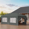 3x 6m Pop up Gazebo, Premium Gazebo with Sides, Weatherproof, Uv-Resistant