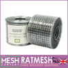 The Mesh Company Galvanised Rat Mesh Roll | Rodent Proofing Welded RatMesh Roll