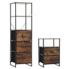 Tall Chest of Drawers Bedroom Cabinet with Shelf Dresser Unit Storage Organiser