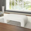 Upholstered Teddy Velvet Ottoman Bench Bedroom Pouffe End of Bed Stool Footstool
