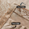Crushed Velvet Curtains Eyelet Ring Top Ready Made Lined Pair Curtains