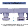 Adjustable Furniture Dolly Washing Machine Stand Refrigerator Base Moving Cart