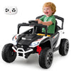 COSTWAY 12V Kids Ride On Car Electric UTV Truck with Remote Control-White