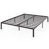 30CM Platform Bed King Size Metal Bed Frame-Black