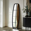 Large Arch Garden Mirror Weatherproof Metal Frame Window Wall Mirror Wall Decor