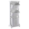 4 Tier Large Laundry Basket Trolley Hamper Washing Clothes Storage Sorter Bin