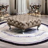 Ancroft Coffee Table Footstool In Soft Plush Velvet Rectangle Pouffe Upholstered