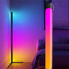 Tall Slim Music Sync RGB LED Corner Floor Lamp Neon Lights Bar Party Wall Light