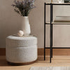 Ottoman Storage Stool Boucle Fabric Coffee Table Vanity Pouffe Chair Footstool