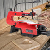 Scroll Saw Blade Cutter Table Jigsaw Dust Blower LED Light Variable Speeds 125W