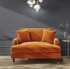 Loveseat Sofa Velvet Couch 2 Seater with Cushions