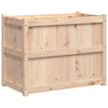 Garden Planter Box - Solid Pine Wood Flower Pot - for Patio and Balcony M4K6